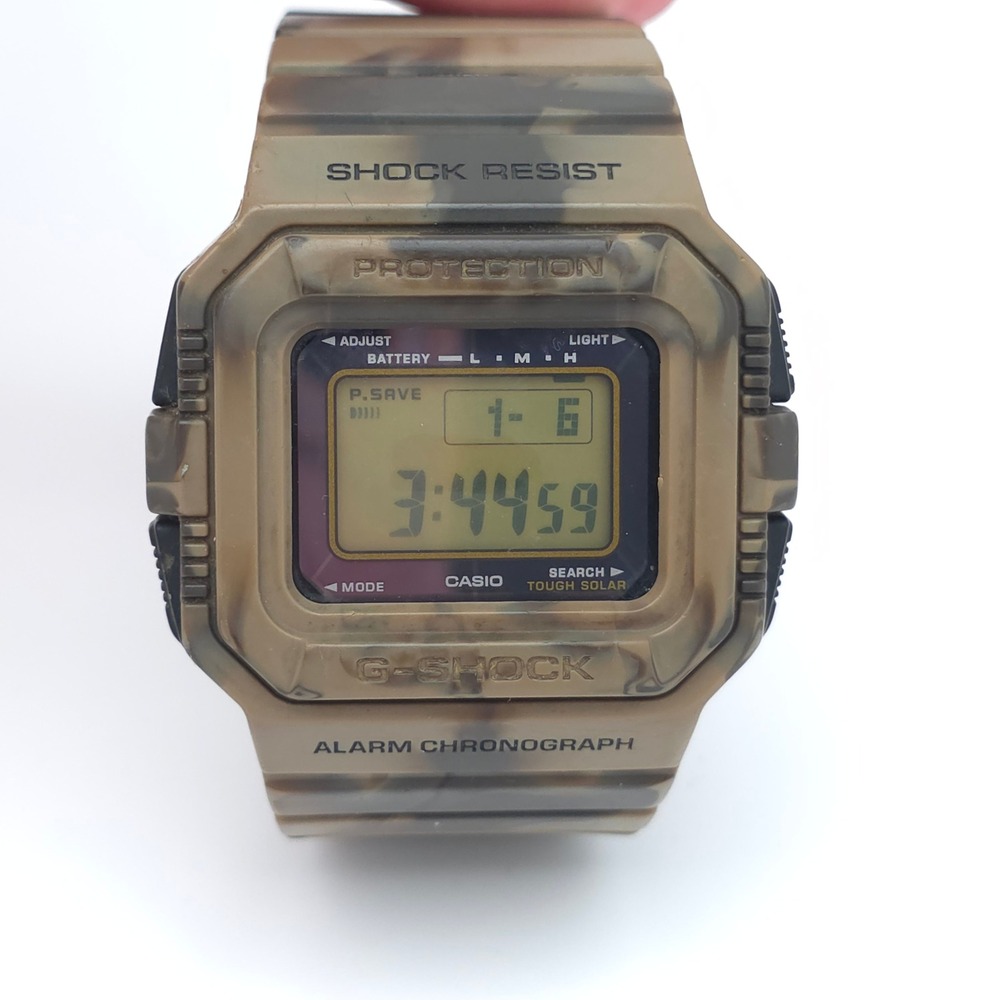 Casio G-Shock Watch Mens Desert‎ Camo Military Solar Digital Vintage New Battery - Picture 3 of 16